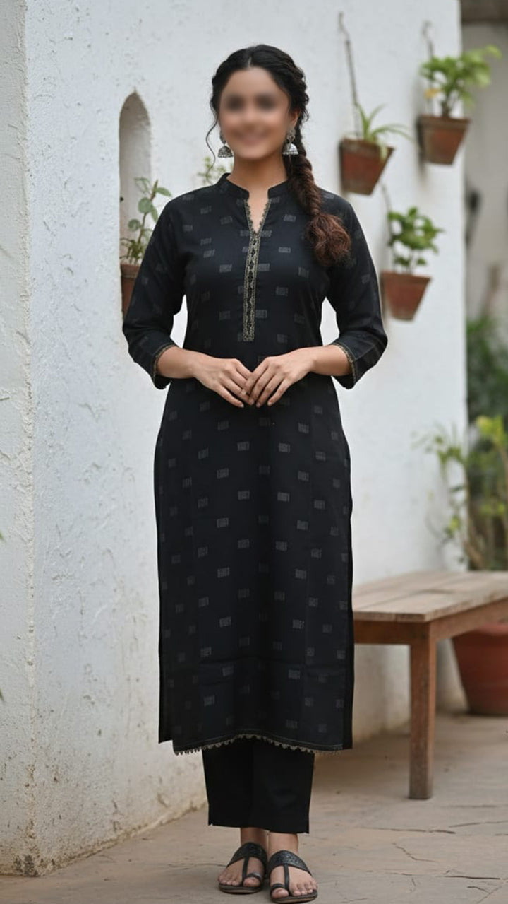 Midnight Print Aresh Lawn Suit
