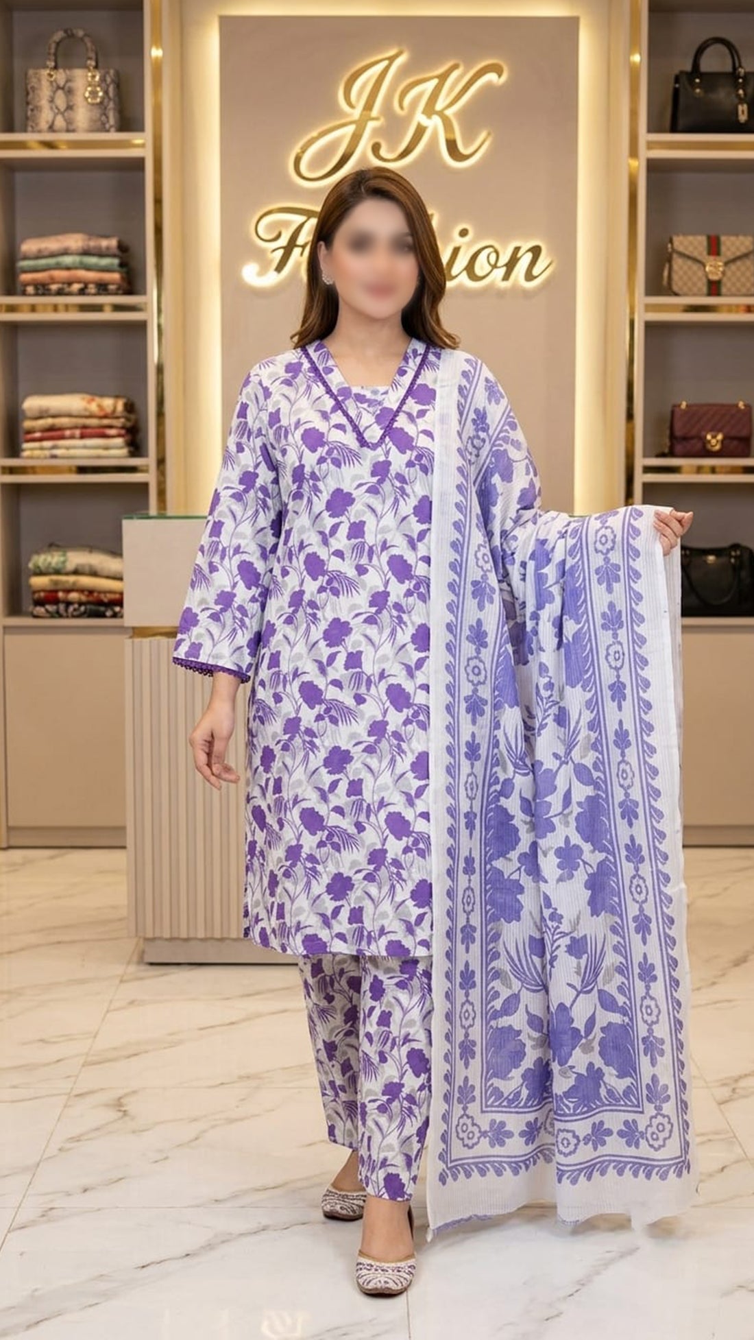 Purple Bloom Doria Suit