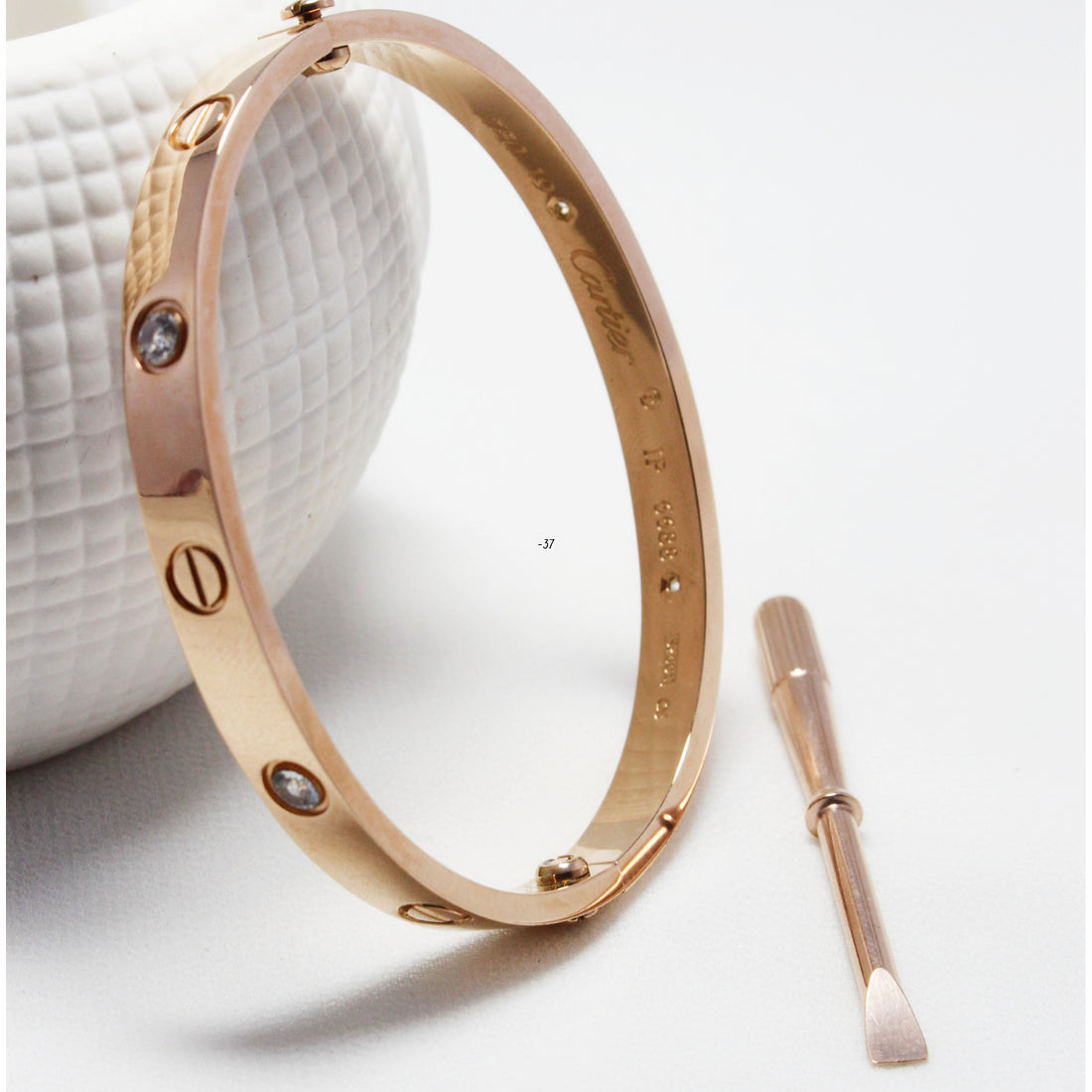 Rose Gold Luxury Crystal Bangle