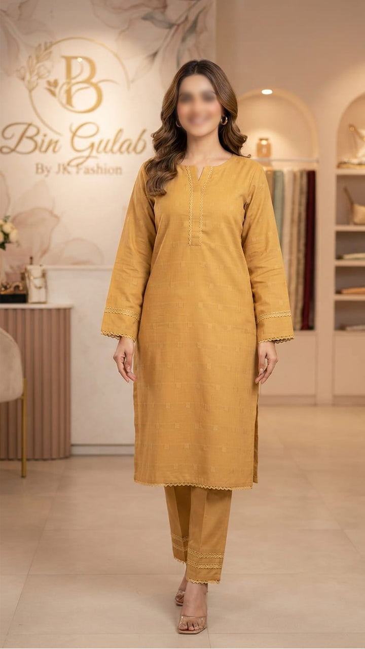 Mustard Aresh Lawn Suit