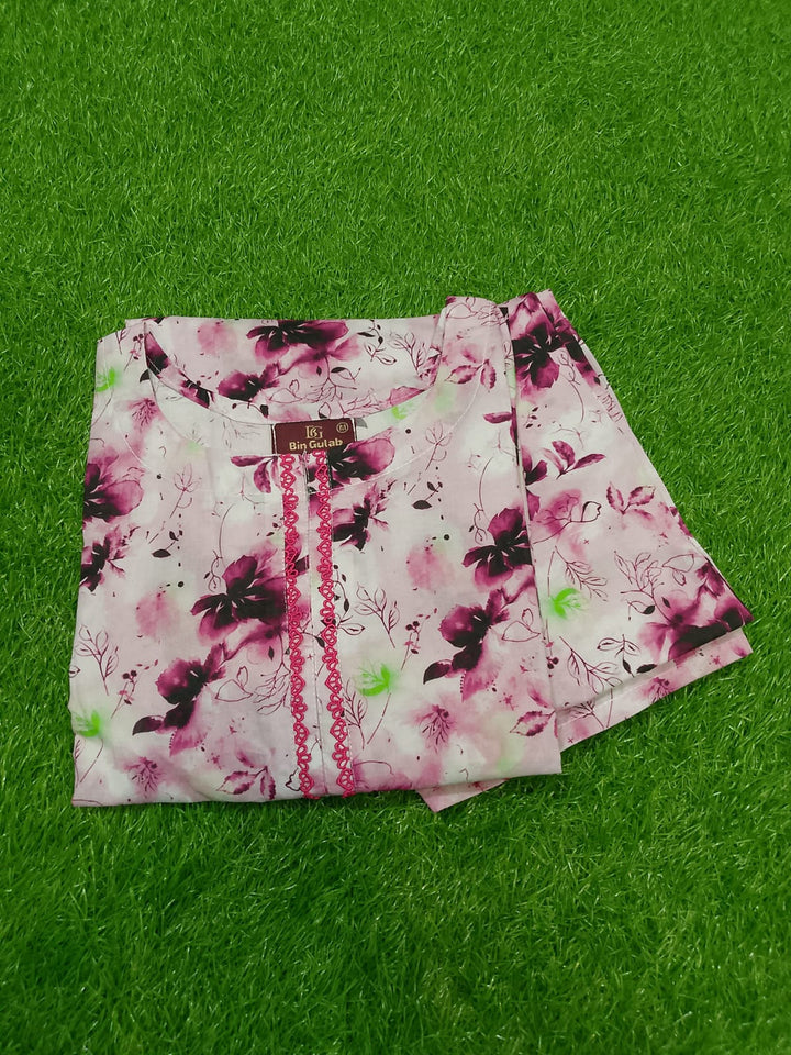 Bin Gulab | Blush Blossom Lawn Collection