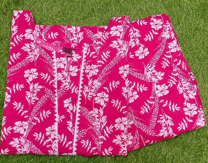 Bin Gulab | Vibrant Pink Summer Lawn