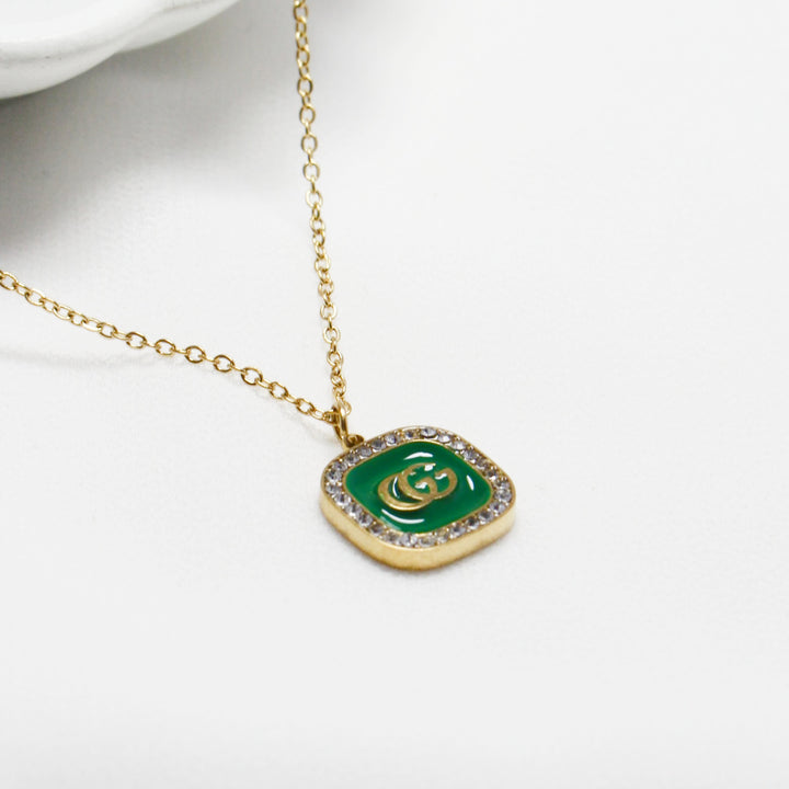 Green Luxury Pendant Necklace