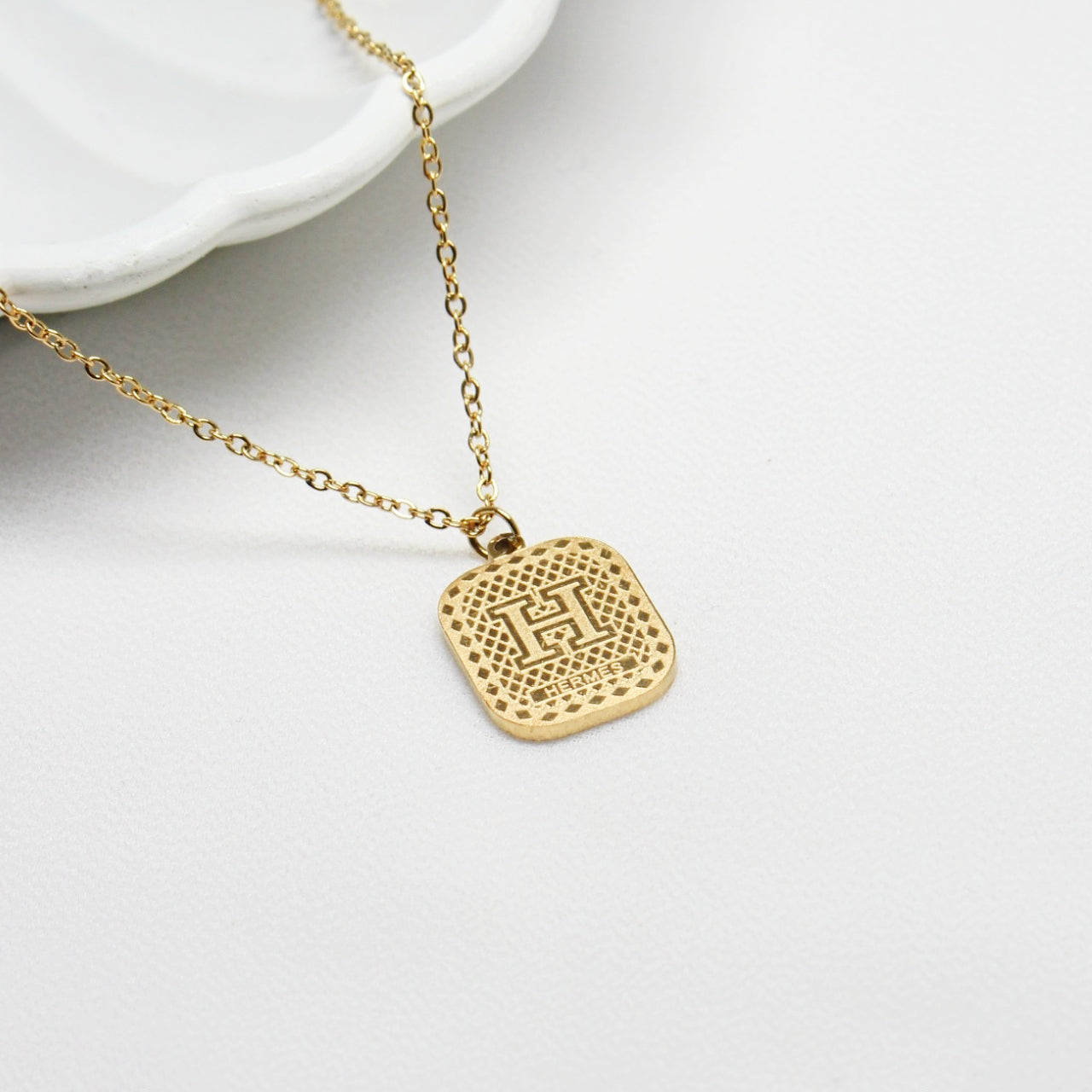 Inspired Gold Pendant Necklace