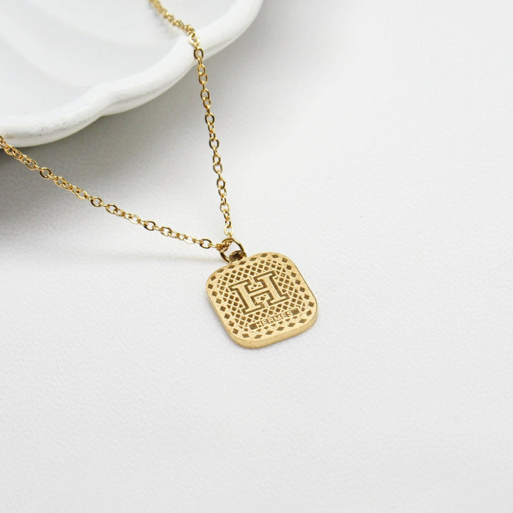 Inspired Gold Pendant Necklace