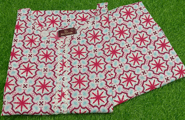 Zyan &amp; Co | Bin Gulab Premium Digital Printed Lawn 2-Piece Stitched Suit