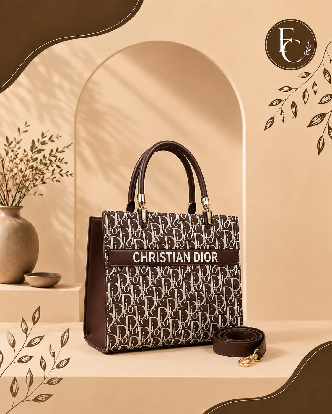 Premium Girls' Shoulder Bag – Stylish Front Print Handbag