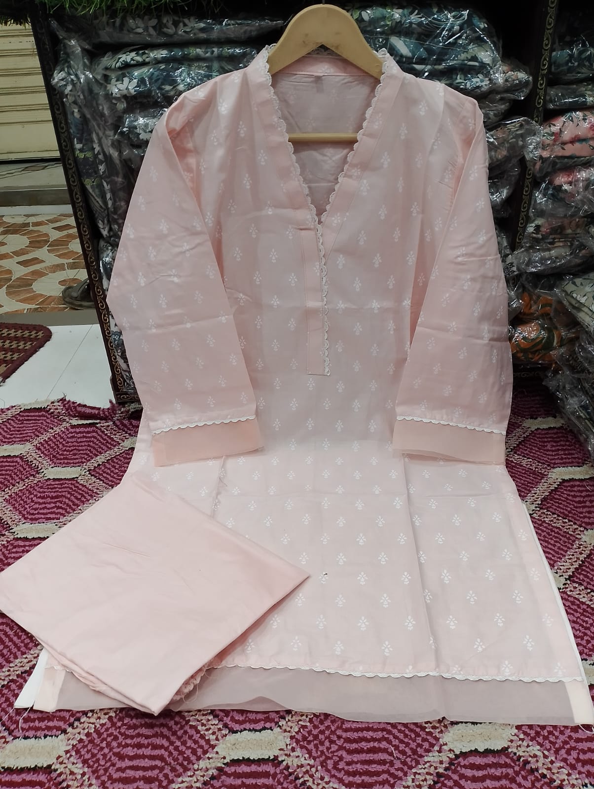 Bareeze Cotton 2-Piece Stitched Suit – Zyan & Co