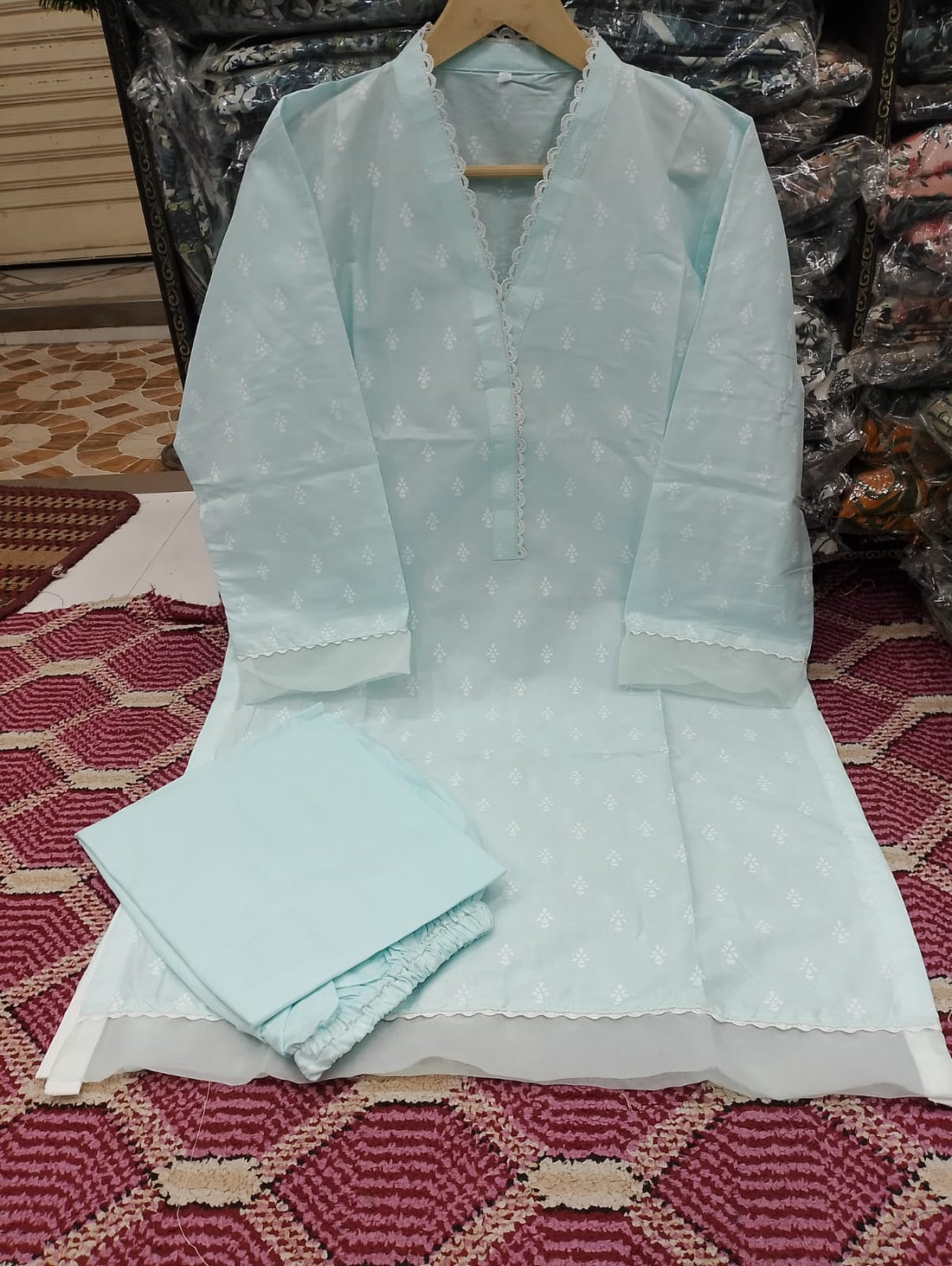 Bareeze Cotton 2-Piece Stitched Suit – Zyan & Co