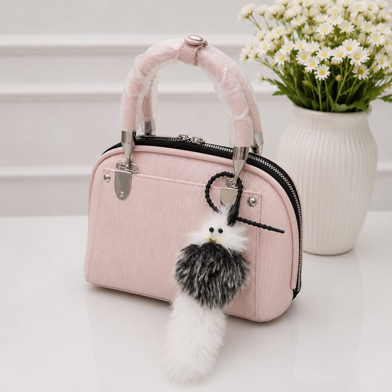 Elegant Imported Handbag with Free Charm&nbsp; | 6 Colors |&nbsp;