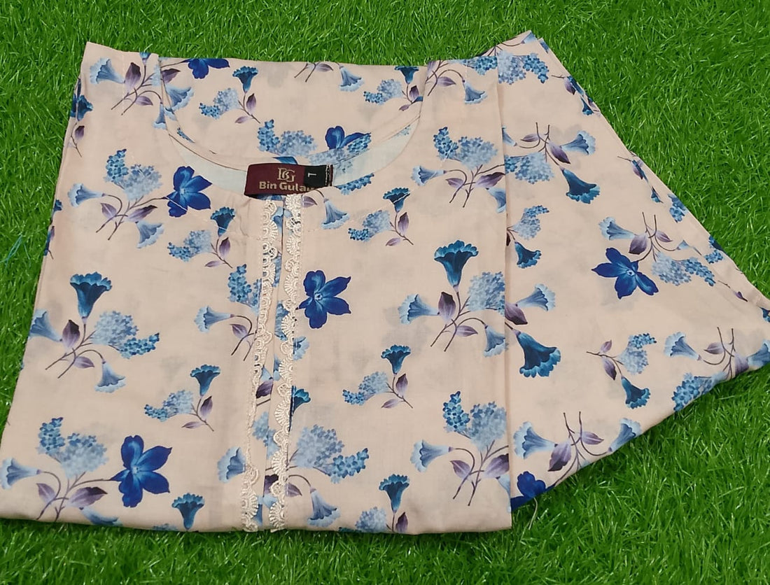 Bin Gulab | Blue Blossom Lawn Collection