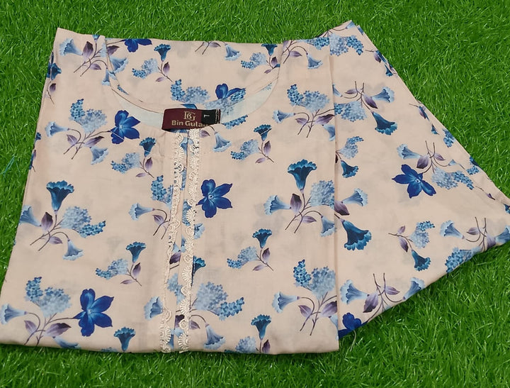 Bin Gulab | Blue Blossom Lawn Collection