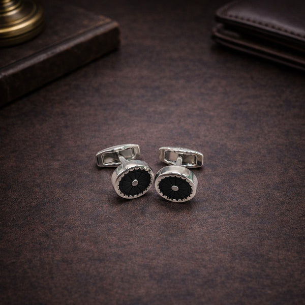 MENS CLUFFLINKS SILVER