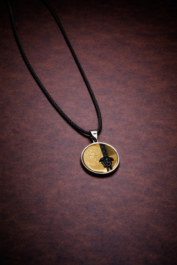 MENS GOLDEN PENDENT LOCKET CHAIN