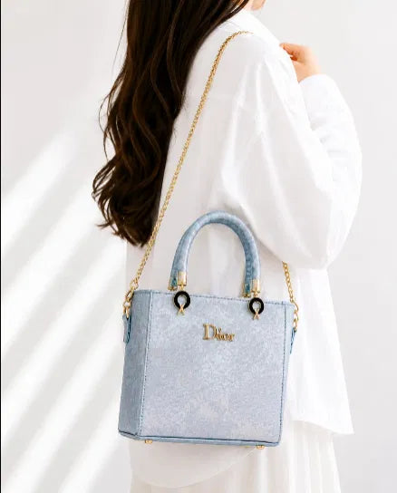 Sky Mini Tote | Structured Bag with Chain Strap